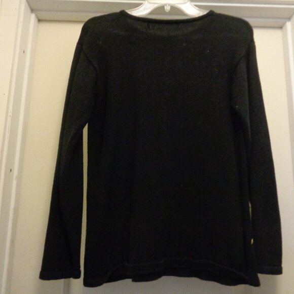 VINTAGE RETRO HOLIDAY GIRL Bling Beads & Beaded Sweater P S to M - Picture 5 of 6